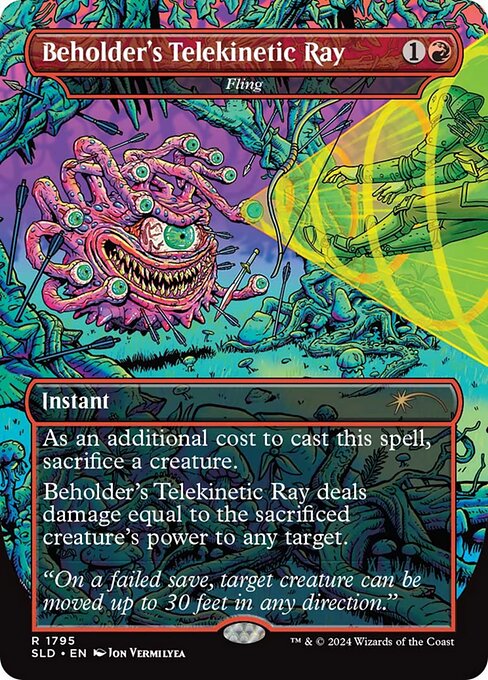 SLD: Beholder's Telekinetic Ray - Fling (Foil)