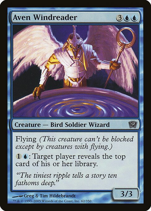 9ED: Aven Windreader (Foil)