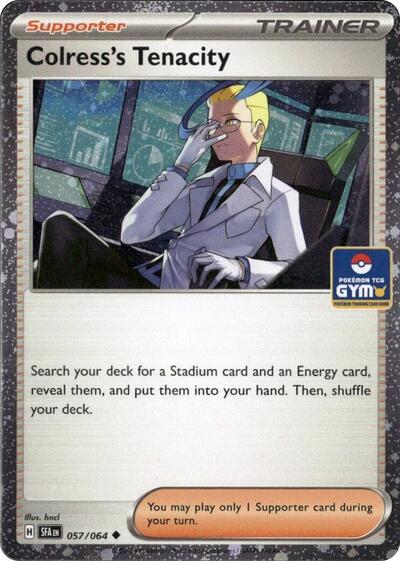 MCAP: Colress's Tenacity (Gym Stamp Asia Exclusive) (Holofoil)