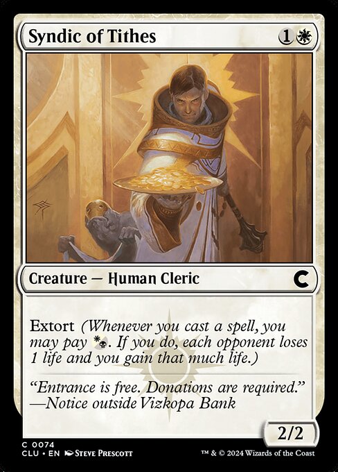 CLU: Syndic of Tithes