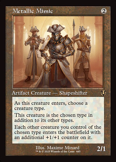 INR: Metallic Mimic (Retro Frame) (Foil)
