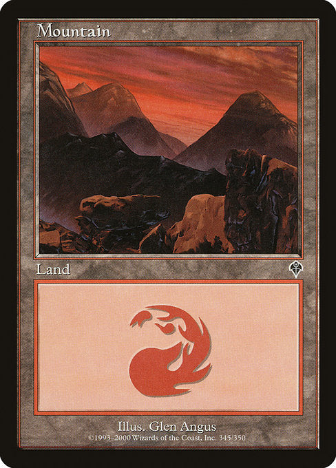 INV: Mountain (345) (Foil)