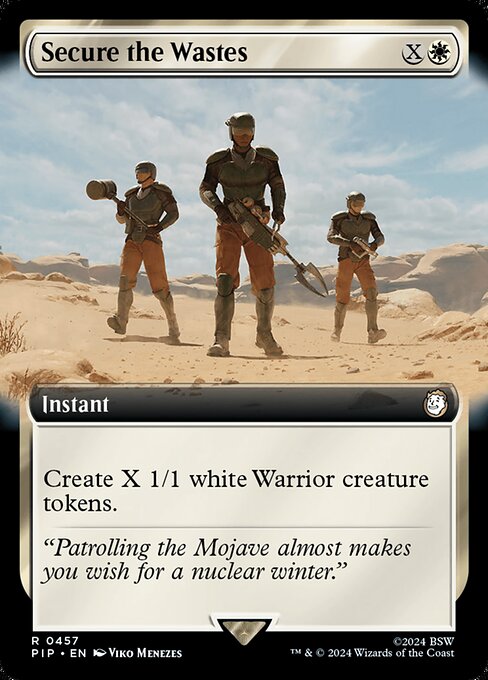 PIP: Secure the Wastes (Extended Art) (Foil)