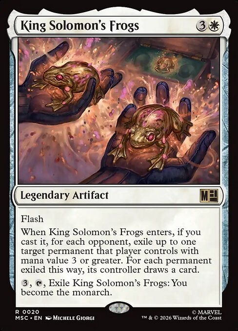 MSC: King Solomon's Frogs