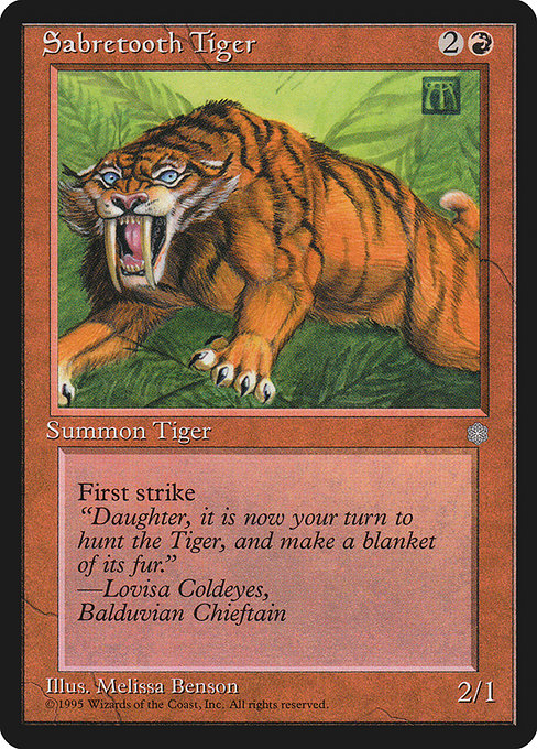 ICE: Sabretooth Tiger