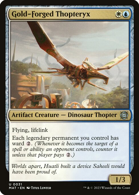 MAT: Gold-Forged Thopteryx