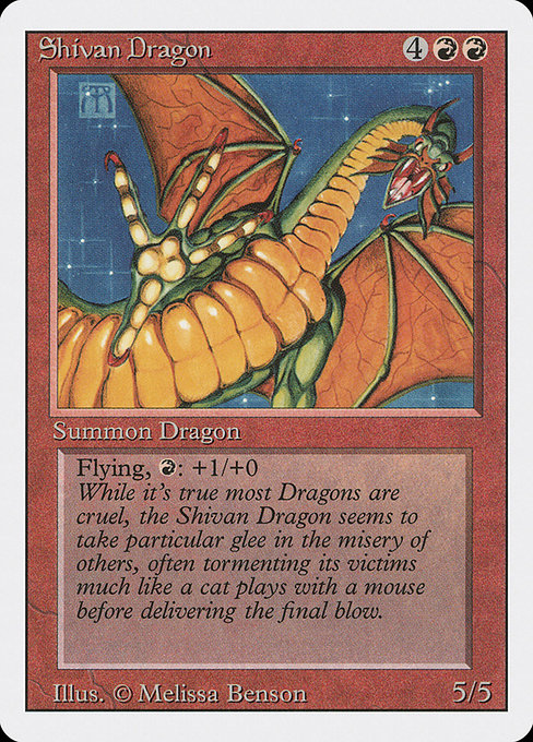 3ED: Shivan Dragon