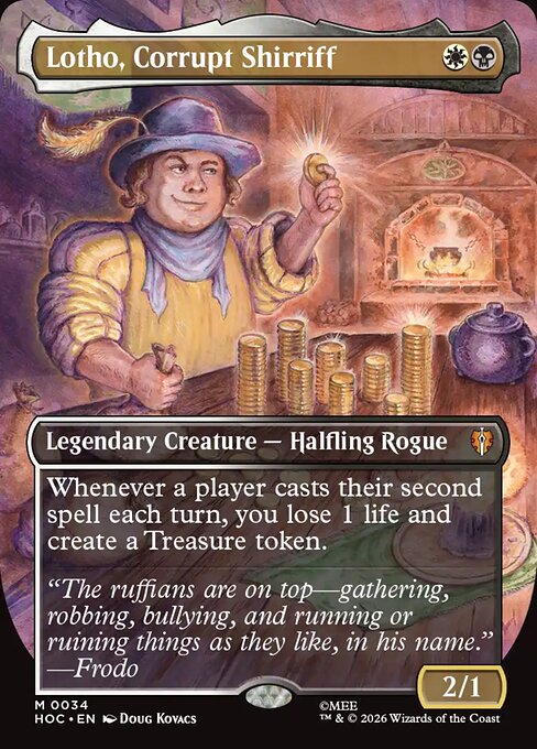 HOC: Lotho, Corrupt Shirriff (Borderless) (Foil)