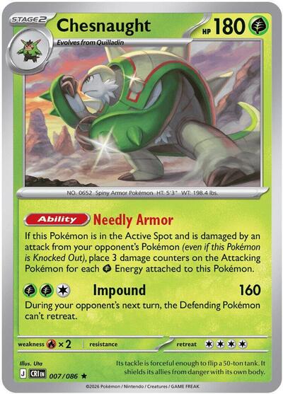 CRI: Chesnaught (Holofoil)