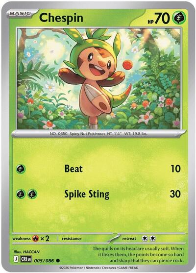 CRI: Chespin - 005/086