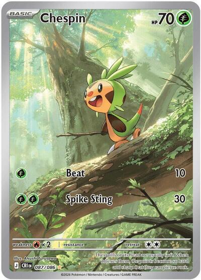 CRI: Chespin - 087/086 (Holofoil)