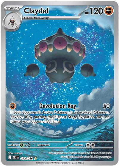 CRI: Claydol - 092/086 (Holofoil)