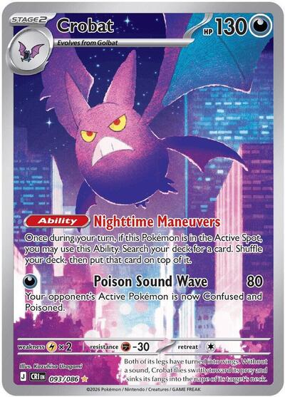 CRI: Crobat - 093/086 (Holofoil)