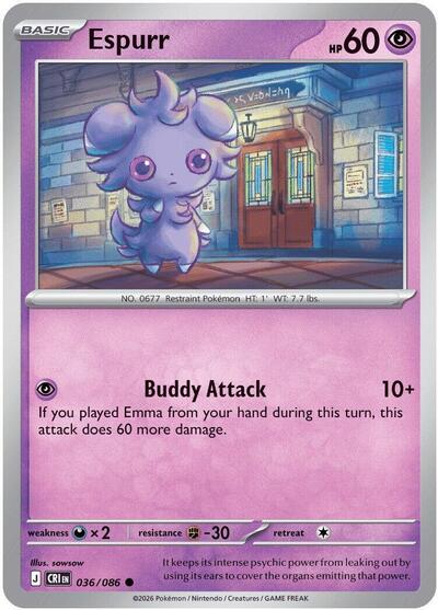 CRI: Espurr (Reverse Holofoil)