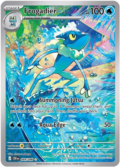 CRI: Frogadier - 089/086 (Holofoil)