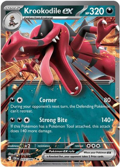 CRI: Krookodile ex (Holofoil)