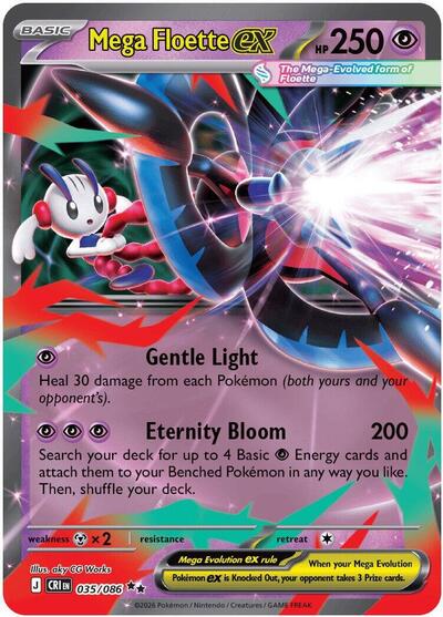 CRI: Mega Floette ex - 035/086 (Holofoil)