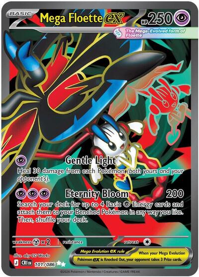 CRI: Mega Floette ex - 101/086 (Holofoil)