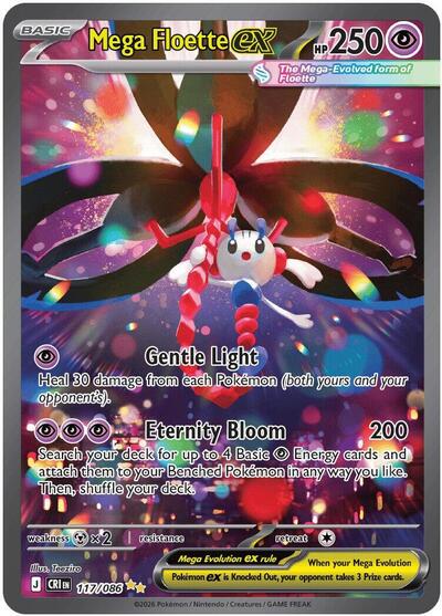 CRI: Mega Floette ex - 117/086 (Holofoil)