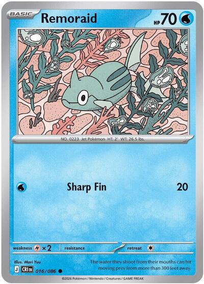 CRI: Remoraid (Reverse Holofoil)