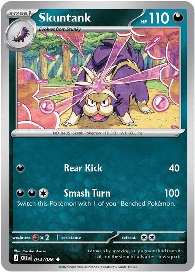 CRI: Skuntank (Reverse Holofoil)