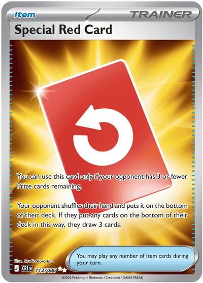 CRI: Special Red Card - 113/086 (Holofoil)