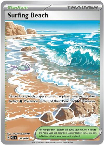 CRI: Surfing Beach (Holofoil)