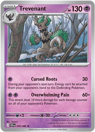 CRI: Trevenant (Reverse Holofoil)