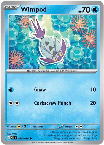 CRI: Wimpod (Reverse Holofoil)