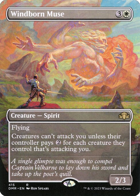 DMR: Windborn Muse (Borderless) (Foil)
