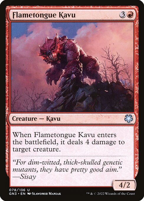 GN3: Flametongue Kavu