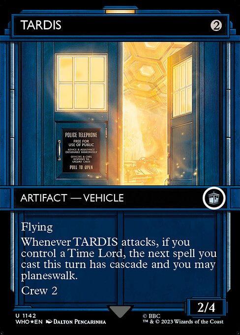 WHO: TARDIS (Showcase) (Surge Foil)