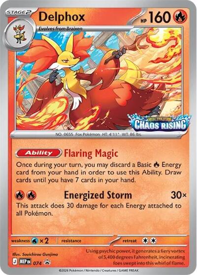 MEP: Delphox - 074 (Holofoil)