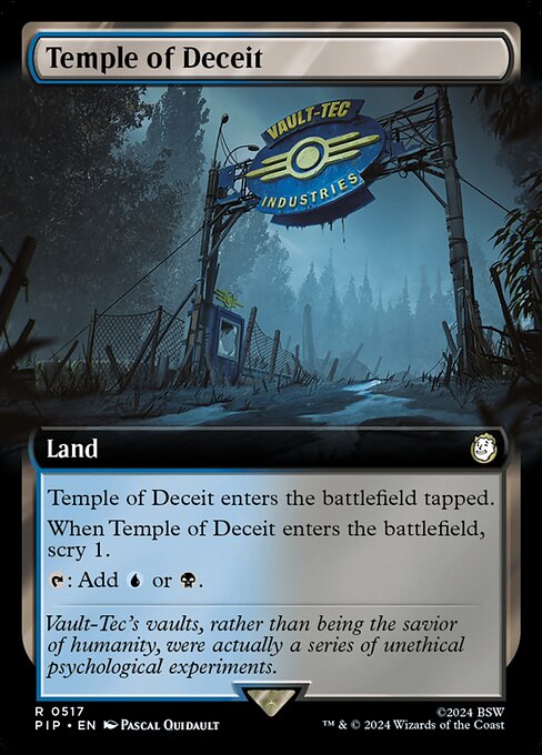 PIP: Temple of Deceit (Extended Art) (Foil)