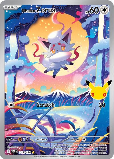 30C: Hisuian Zorua (Holofoil)