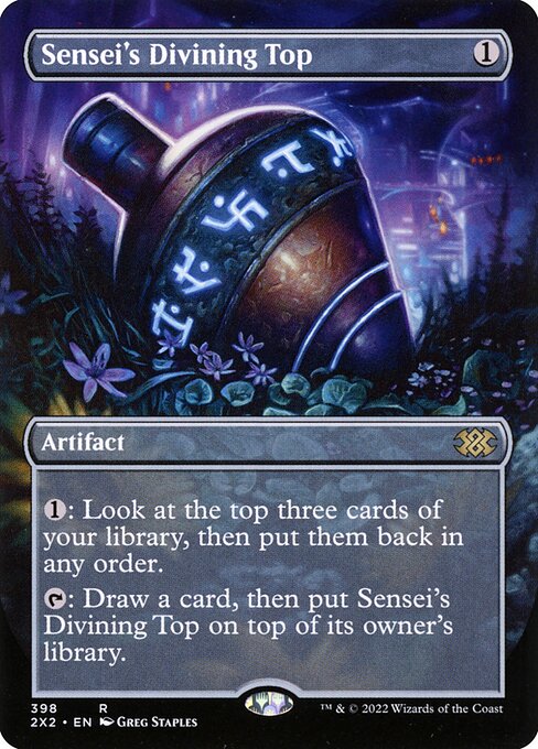 2X2: Sensei's Divining Top (Borderless) (Foil)