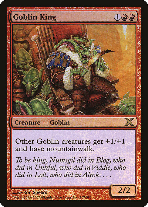 10E: Goblin King (Foil)