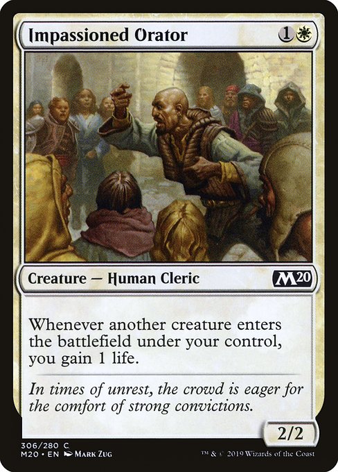 M20: Impassioned Orator