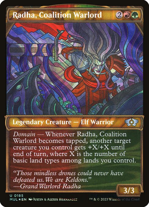 MUL: Radha, Coalition Warlord (Halo Foil)