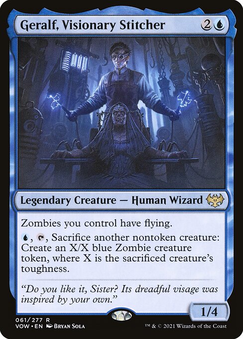 VOW: Geralf, Visionary Stitcher (Foil)