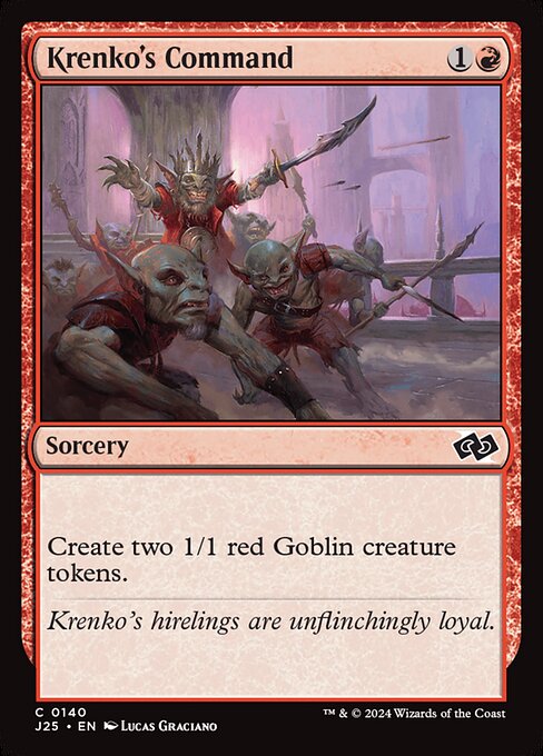J25: Krenko's Command (Foil)