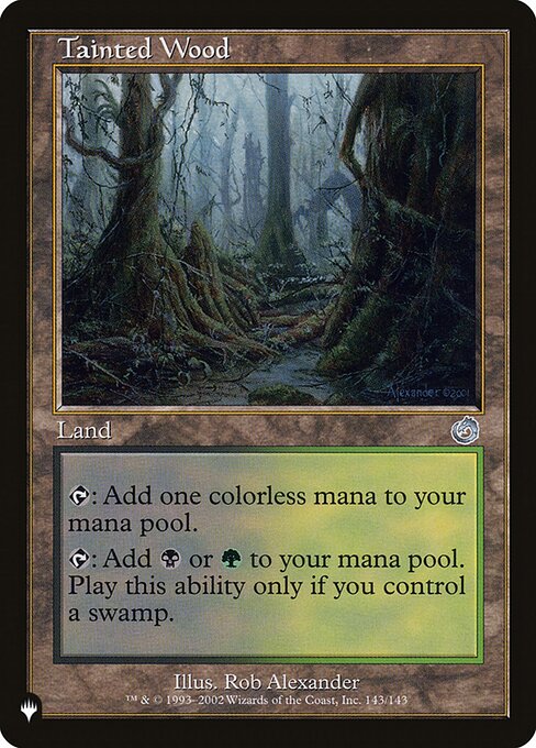 PLST: Tainted Wood