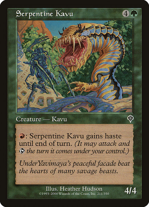 INV: Serpentine Kavu (Foil)