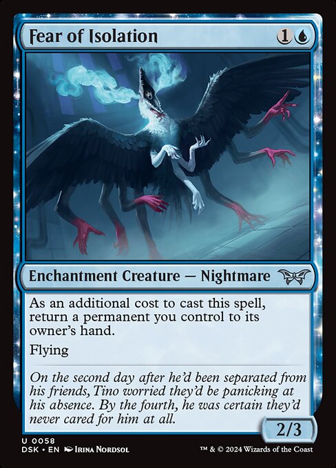 DSK: Fear of Isolation (Foil)
