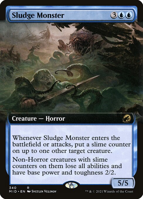 MID: Sludge Monster (Extended Art) (Foil)