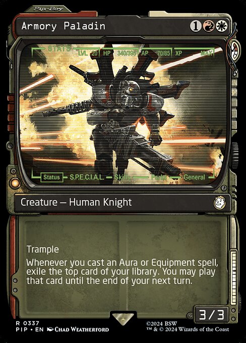 PIP: Armory Paladin (Showcase) (Foil)