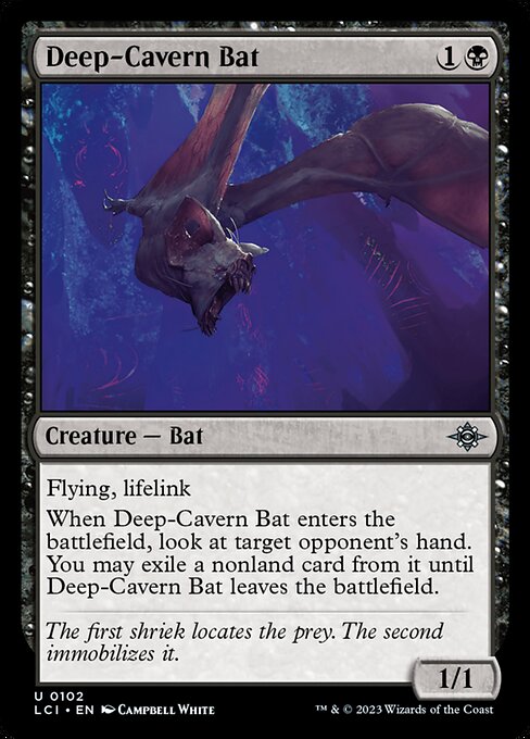 LCI: Deep-Cavern Bat