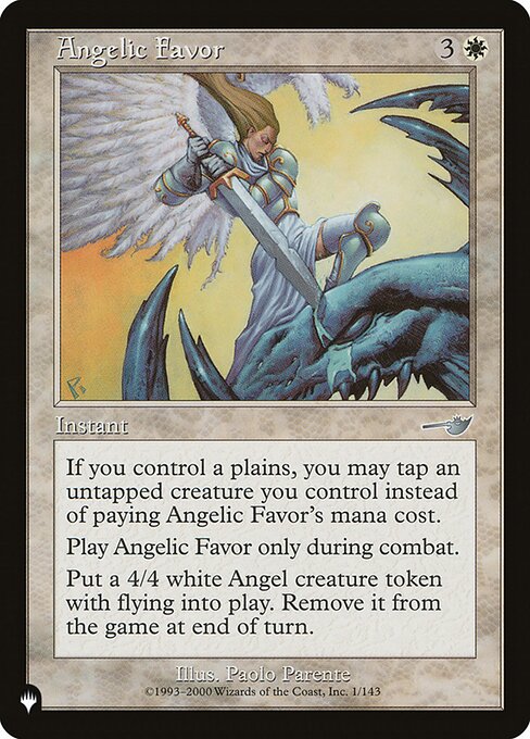PLST: Angelic Favor