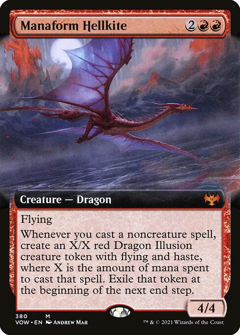 VOW: Manaform Hellkite (Extended Art)