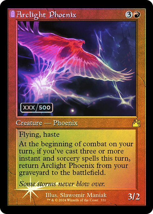 RVR: Arclight Phoenix (Retro Frame) (Serial Numbered) (Foil)